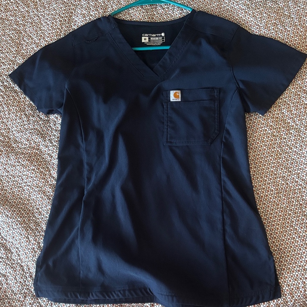 Carhartt Scrub Top XS Navy